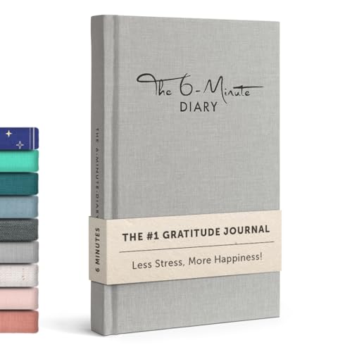 6-Minute Diary – 3-Million-Copy Bestseller Gratitude Journal for Women & Men – Guided Mental Health Journal Based on Positive Psychology – Daily Manifestation Journal for Self-Care & Mindfulness