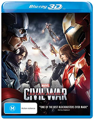 Captain America: Civil War 3D Blu-ray | Region Free