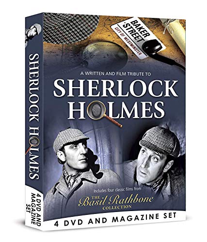 Sherlock Holmes - The Basil Rathbone Collection - 4 DVD & Bookazine BOXSET