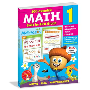 Math for 1st Grade Workbook - 200 Essential Math Skills (Reading Eggs)