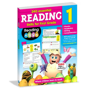 Reading for 1st Grade Workbook - 240 Essential Reading Skills (Reading Eggs)