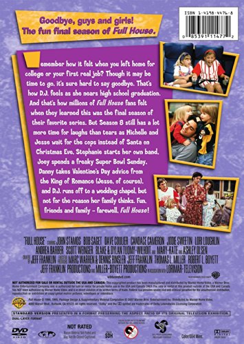 Full House: Complete Eighth Season [DVD] [Region 1] [US Import] [NTSC]