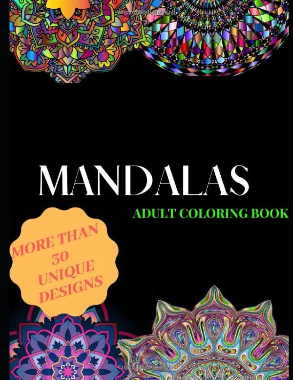 Mandala Coloring Book: for adults with thick artist quality paper Stress Relieving Mandala Designs for Adults Relaxation EDITION 2020