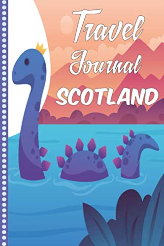 Travel Journal Scotland: Diary or Notebook, 108 pages ILLUSTRATED, Holiday Activity Book to Be Filled, Diary Book for his Travel, Gift to Offer