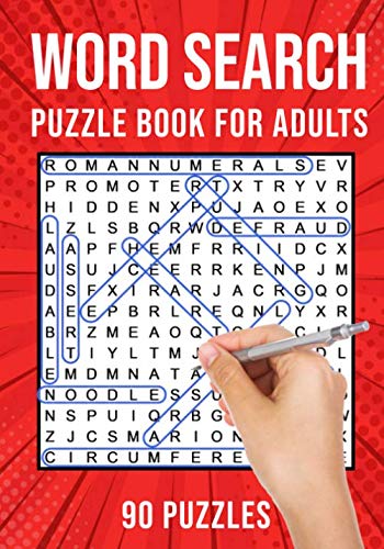Word Search Puzzle Books for Adults : Wordsearch Activity Book 90 Puzzles (UK Version)