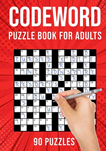 Codeword Puzzle Books for Adults: Code Breaker / Code Word Puzzlebook | 90 Puzzles (UK Version)