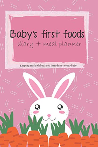 Baby's First Foods Diary + Meal Planner; Weaning Logbook; Weekly Food Planner to Track, Note, Plan and Monitor: Keeping track of foods introduced to your baby