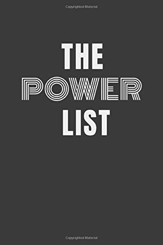 The Power List - Daily Planner to Change Your Life: This Productivity journal will change your life, The Power List, Task Notebook, To Do List