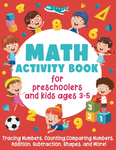 Math Activity Book For Preschoolers and Kids Ages 3-5