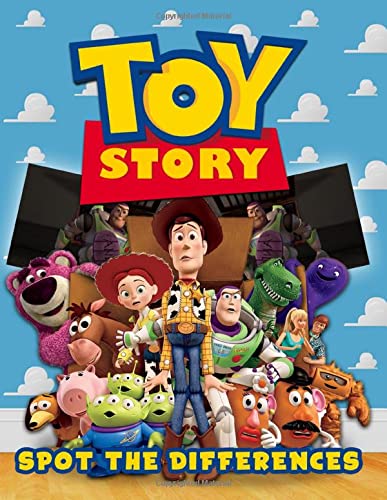 Toy Story Spot The Difference: Toy Story Anxiety Activity Find The Difference Books For Kids And Adults Relaxation
