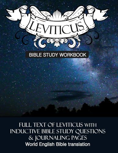 Leviticus Inductive Bible Study Workbook: Full text of Leviticus with inductive bible study questions and prayer journaling (Inductive Bible Study Workbooks)