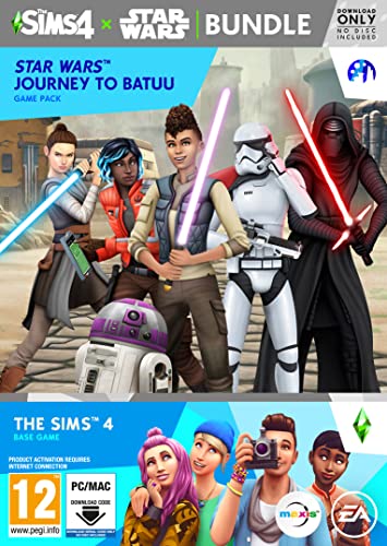 The Sims 4 + Star Wars Journey to Batuu (GP9) Bundle PCWin | Code In A Box | Video Game | English