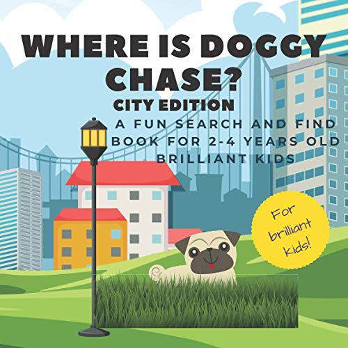 Where Is Doggy Chase? City Edition.: A Fun Search And Find Book For 2-4 Years Old Brilliant Kids | Look Seek And Find A Hidden Dog