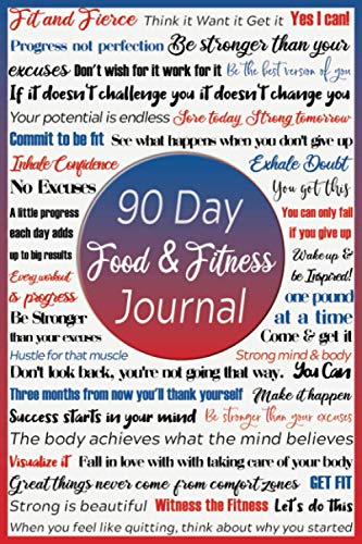 90 Day Food & Fitness Journal: 12 Week Meal Planner With Macro Tracker / Workout Log & Schedule / DIY Favorite Meals & Quick Food Reference Pages / ... Plan (Health & Harmony Food & Fitness Series)