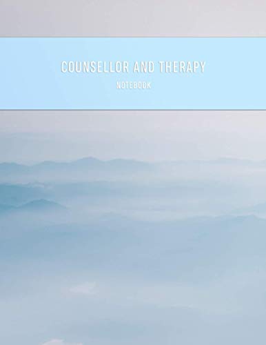 Counsellor and Therapist Notebook: Note taking log book for mental health staff | Keep an accurate record of patient and client sessions in a easy to navigate logbook | Calming Cloud Mountain Cover