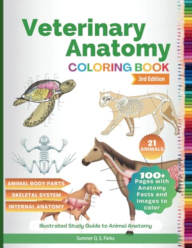 Veterinary Anatomy Coloring Book