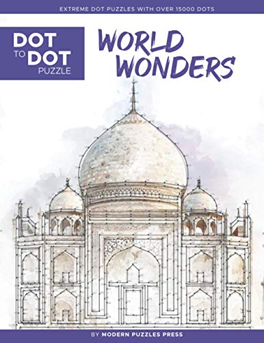 World Wonders - Dot to Dot Puzzle (Extreme Dot Puzzles with over 15000 dots)