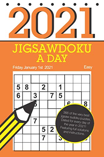 Jigsawdoku a Day 2021: ...366 fun jigsaw sudoku puzzles