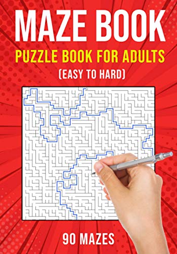Maze Puzzle Books for Adults & Teens