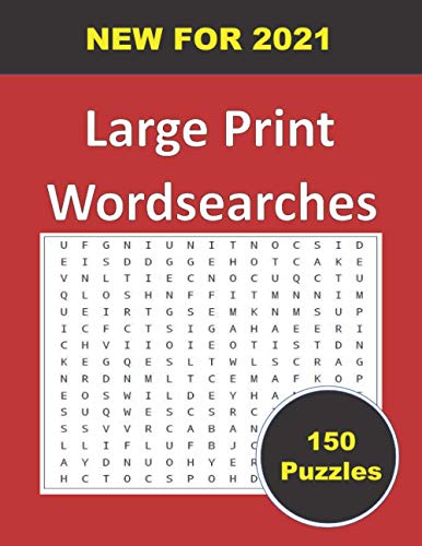 Large Print Wordsearches: For Adults. UK.