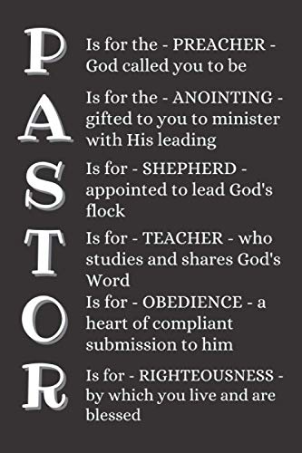 Pastor: Definition Notebook With 120 Lined Pages, A Great Appreciation Gift Idea For Preachers or Ministers (Gift for Pastors)