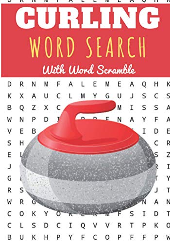 Curling Word Search: 40 puzzles | Challenging Puzzle Book For Adults, Kids, Seniors | More than 300 Curlings words about Ice Sport With Granite Stones ... Gift for Curler | Training brain with fun.
