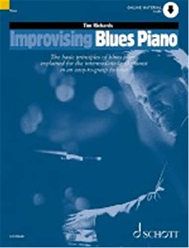 Improvising Blues Piano - The basic principles of blues piano explained for the intermediate-level pianist in an easy-to-grasp fashion - Piano - Edition with Audio Download - ( ED 12504D )