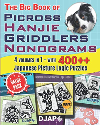 The Big Book of Picross Hanjie Griddlers Nonograms