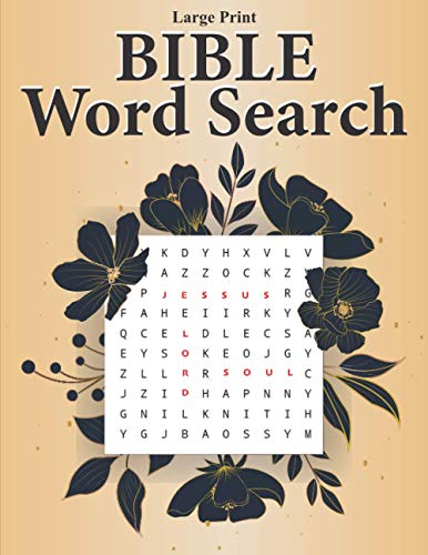 Large Print Bible Word Search: Word Search Puzzle Books For Adults | Large Print Bible Games | Gifts For Senior Citizens Women