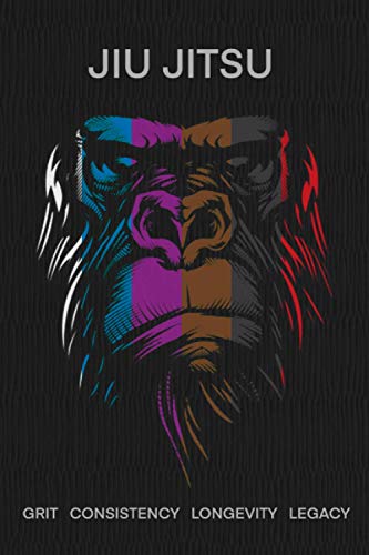 Jiu-Jitsu Notebook: Daily BJJ Training Journal with Goal Setting, Mind-mapping and Technique Drill Log