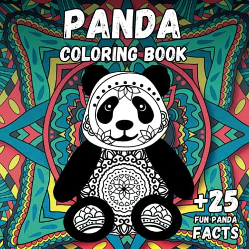 Panda Coloring Book : Stress Relief and Relaxation for Adult or Kid - Cute and Beautiful Bear - Positive Animal - Perfect Birthday Present for Boy and Girl