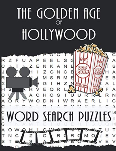 The Golden Age of Hollywood Classic Movies Word Search Puzzle Book