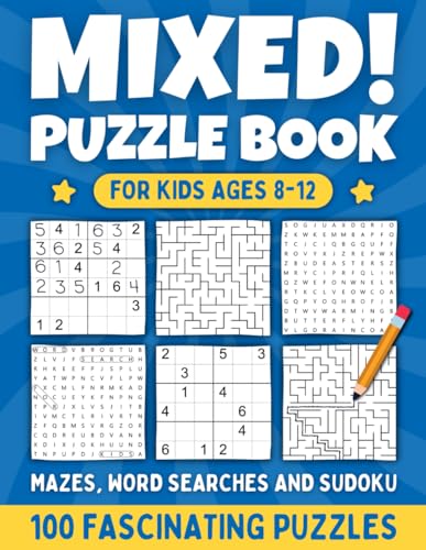 Mixed! Mixed Puzzle Book for Kids Ages 8-12