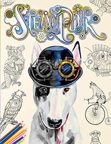 SteamPunk: A coloring book for adults and children with amazing mechanical animals to get lost in your own imagination.