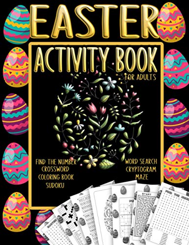 Easter Activity Book for Adults