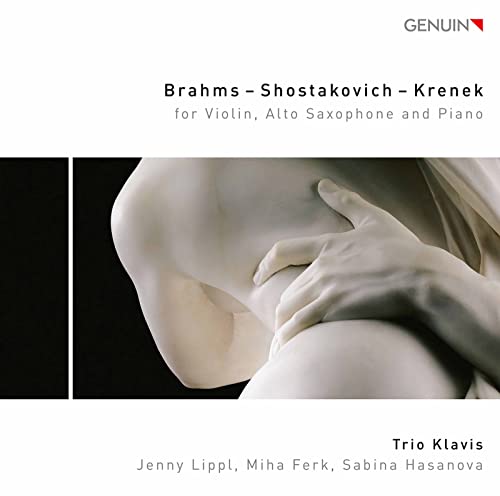 Brahms ? Shostakovich ? Krenek, for Violin, Alto Saxophone and Piano