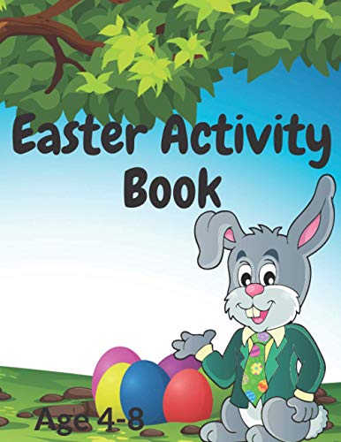 Easter activity book for kids age 4-8: Easter Word Search , Sudoku Puzzles, Mandala Easter Eggs to Color (Easter Time)