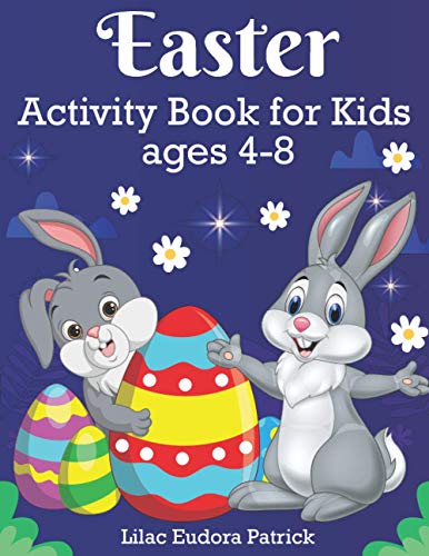 Easter Activity Book for Kids Ages 4-8