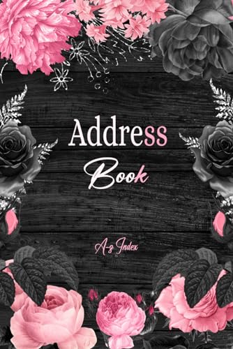 Address Book : Address Book with Tabs . Telephone Book Address Book . Address Book and Birthday Book . Track Addresses, Email, Mobile, Work and Home Phone Numbers, and Birthdays with Alphabetical Order Address Book . Size 6 X 9 in,15. 24x22. 86 Cm .