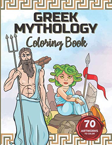 Greek Mythology Coloring Book
