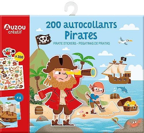 200 AUTOCOLLANTS PIRATES (ÉDITION 2021)