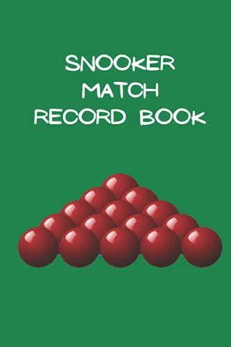 My Snooker Match Record Book