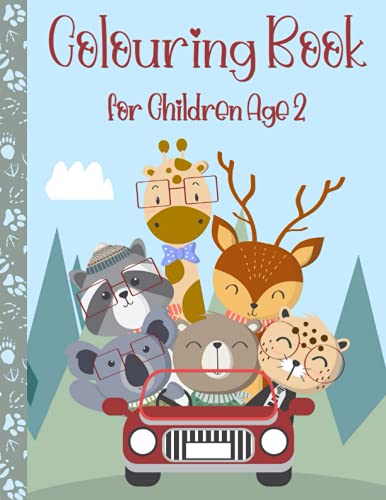 Colouring Book for Children Age 2: Baby Colouring Book 12 Months +