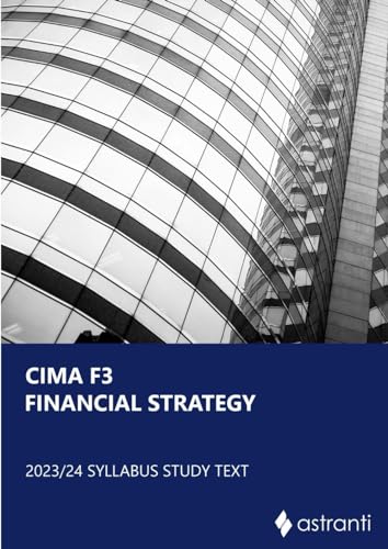 CIMA F3 Financial Strategy Study Text