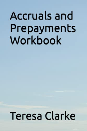 Accruals and Prepayments Workbook