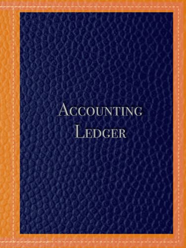 Accounting Ledger Book : Simple Executive Accounting Ledger for Bookkeeping and Small Business Income Expense Account Recorder and Tracker Logbook