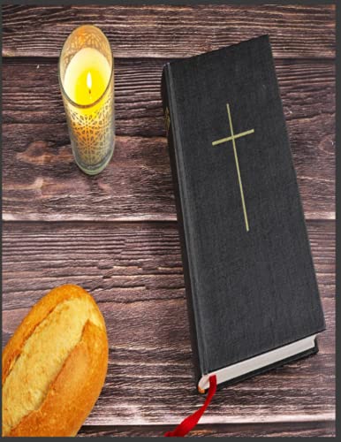 Large print prayer journal: 2 Corinthians 4:16-18 prayer on the back page size 8.5x11" 120 quality whie pages large print prayer book Christian Bible Quotation