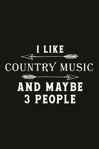 Running Log Book Womens I Like Country Music And Maybe 3 People Funny Lover Gift: My Running Diary, Running Logs, Time, Speed, Calories & Heart Rate ... Weather, Runners Training Log, Track Distance