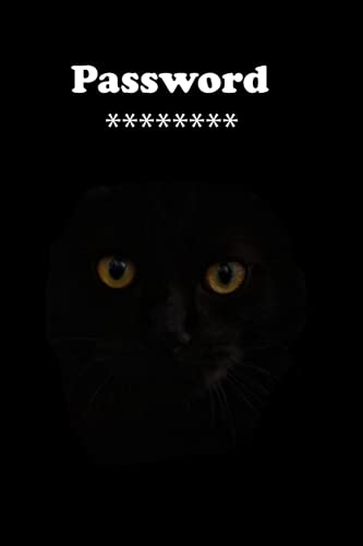 Password: Funny Cat Password Book and Internet Password Organizer with TabsAlphabetical Password Book - (6 in x 9 in) Paperback – August 12, 2021
