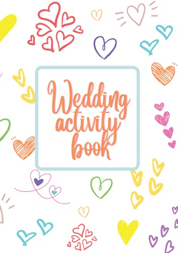 Children's kids wedding activity book - puzzles, colouring in, games